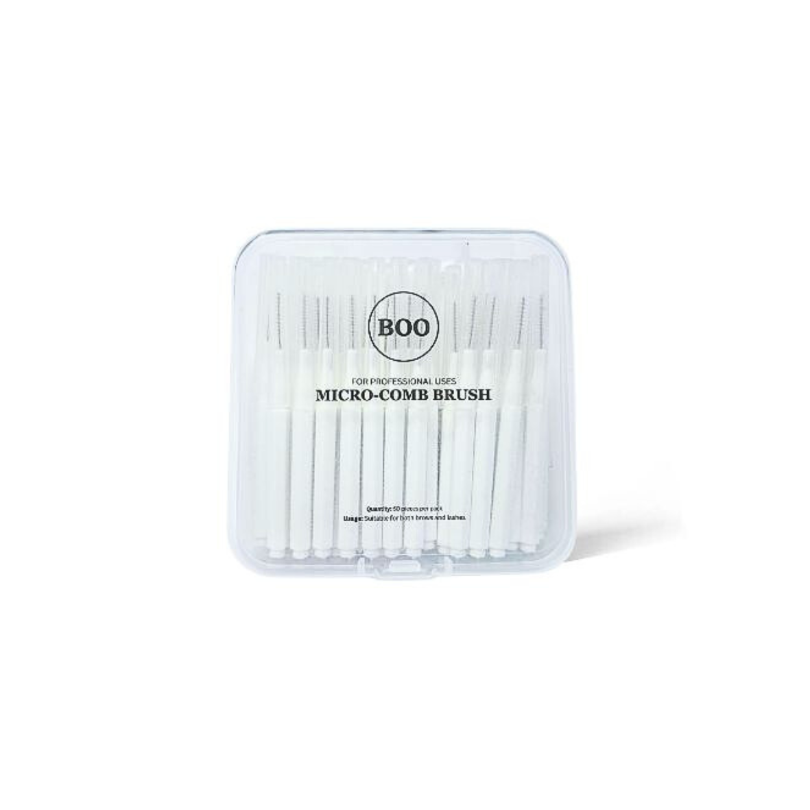 Microcomb brushes, 50 pieces, used to align lashes onto the shield